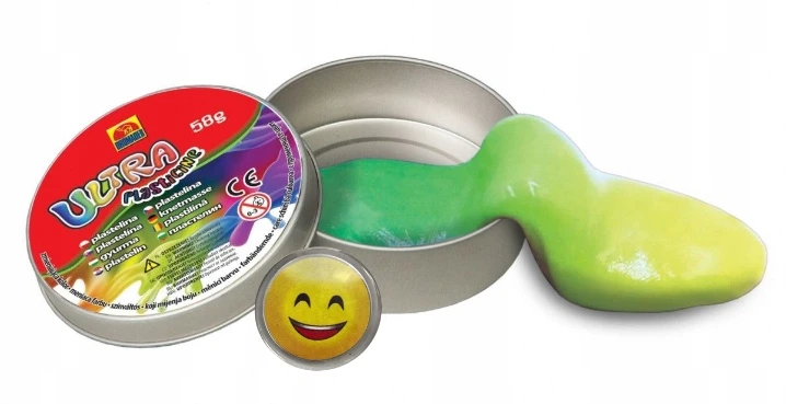 Dromader ULTRA PLASTICINE SU Šypsenomis 58 g PURURINĖS SPALVOS PAKEITA Į ROŽINĘ