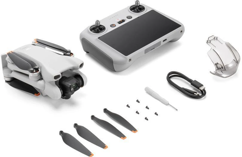 Dronas DJI Mini 3 Consumer su DJI RC, Baltos spalvos