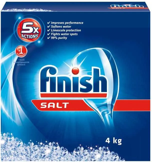 Indaplovių druska Finish, 4kg