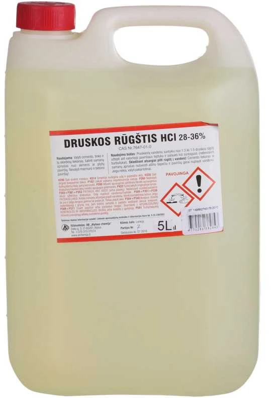 Nežinomas Druskos rūgštis, 5 l