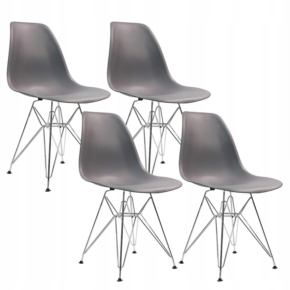Bm Design DSR Milano kėdė, grafitas, metalinė koja
