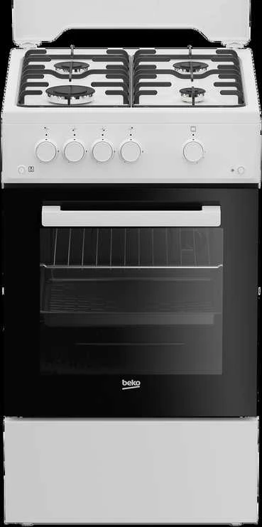 Dujinė viryklė su dujine orkaite BEKO FSG52020FW