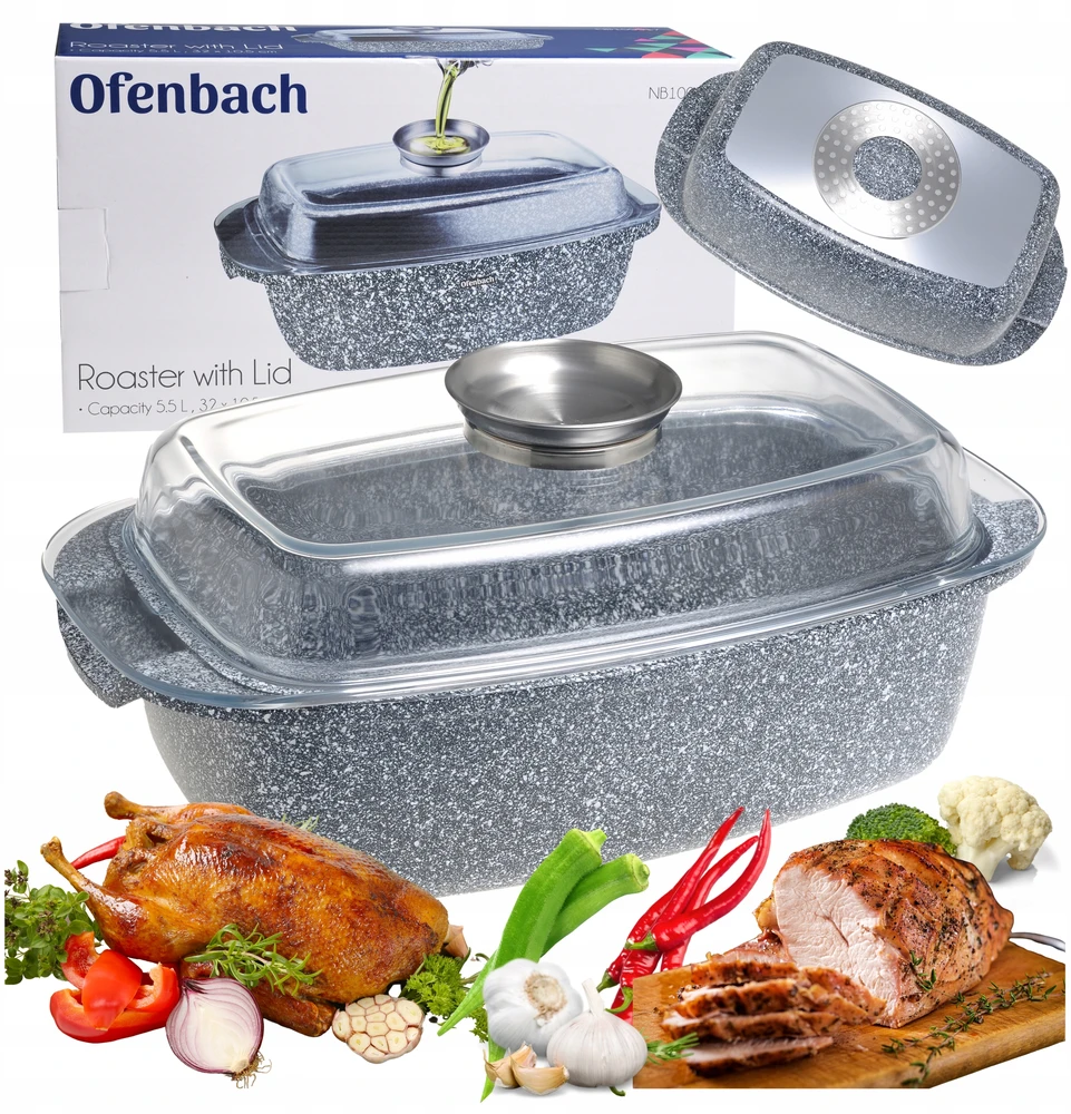 Ofenbach Riposo Puodas su granito danga 5.5 L, R-100517