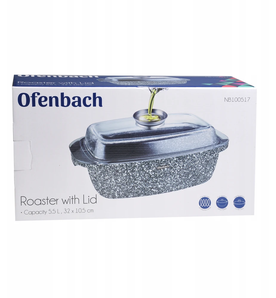 Ofenbach Riposo Puodas su granito danga 5.5 L, R-100517