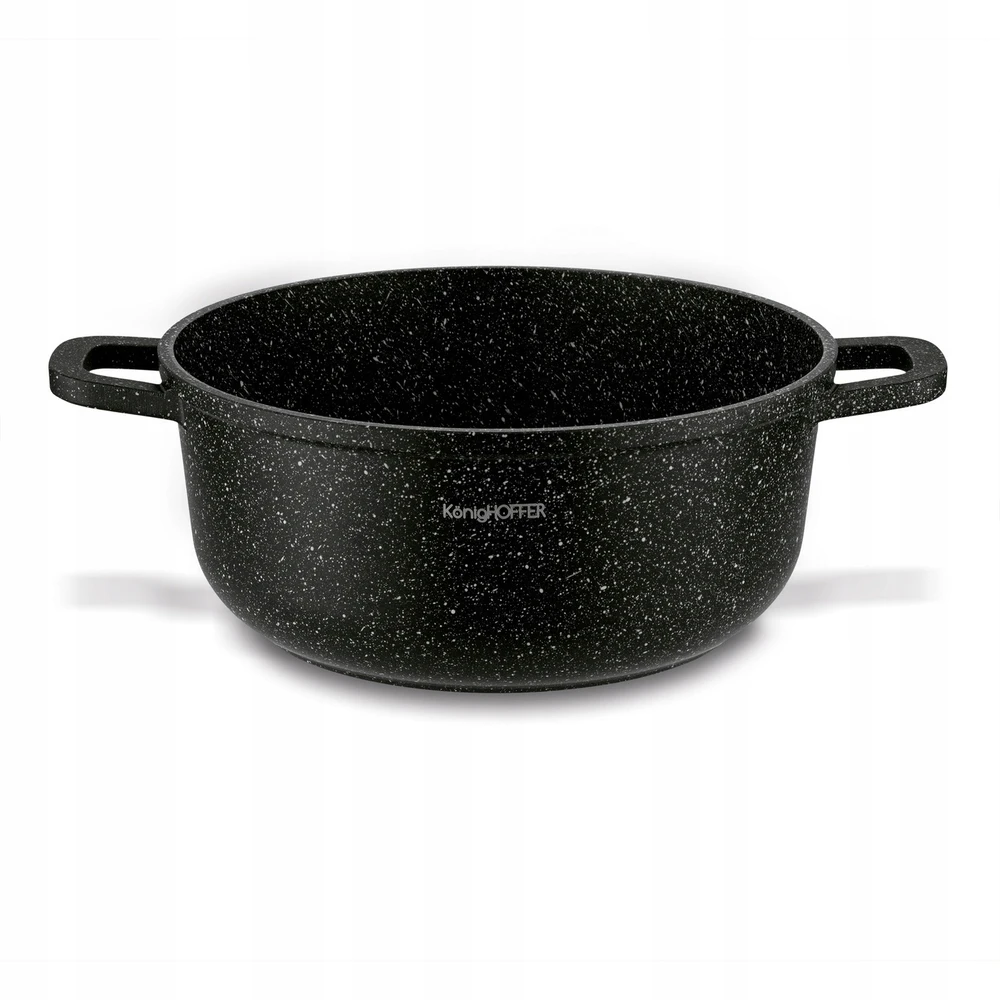 DUJŲ INDUKCINIS PUODAS ORKAITEI Mažas Konighoffer Pollo Juodas 2,3l 20cm