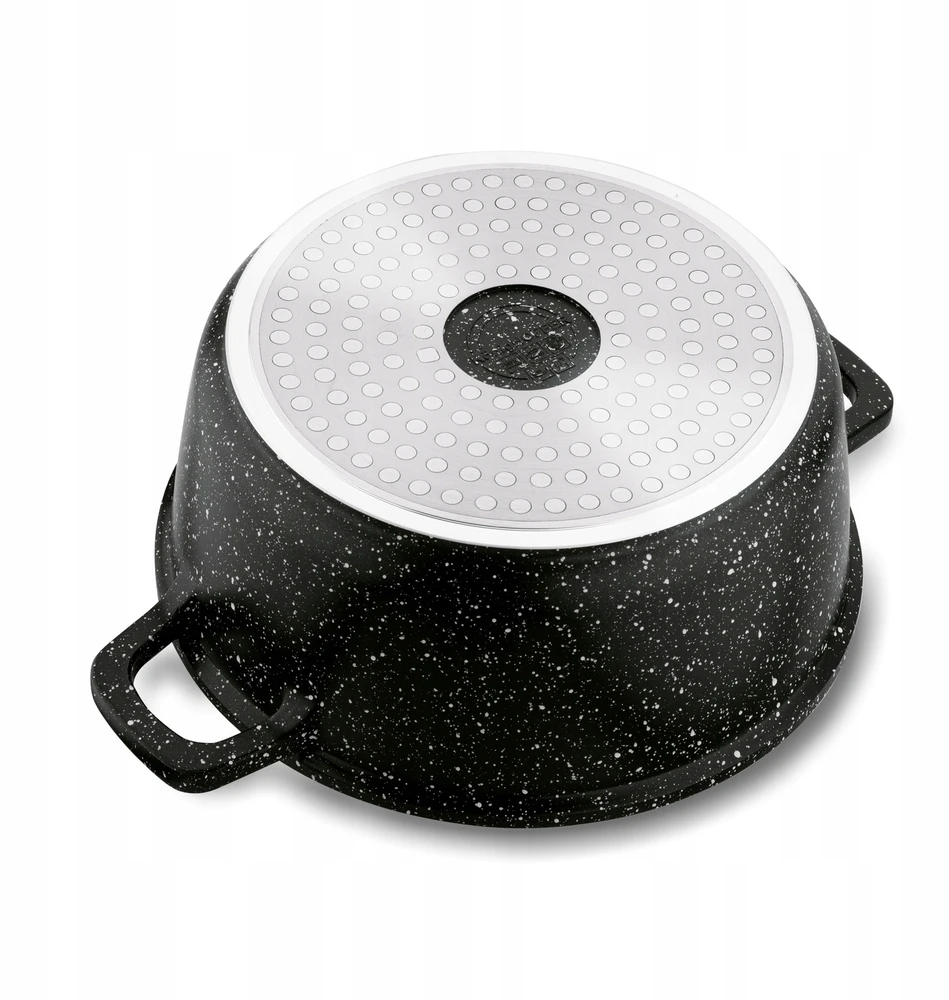 DUJŲ INDUKCINIS PUODAS ORKAITEI Mažas Konighoffer Pollo Juodas 2,3l 20cm