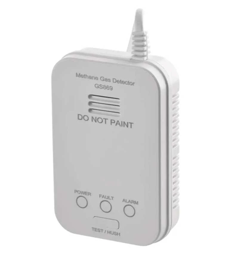 Emos Dujų nuotekio detektorius, 85 dB, 230 V, IPX2D, baltas