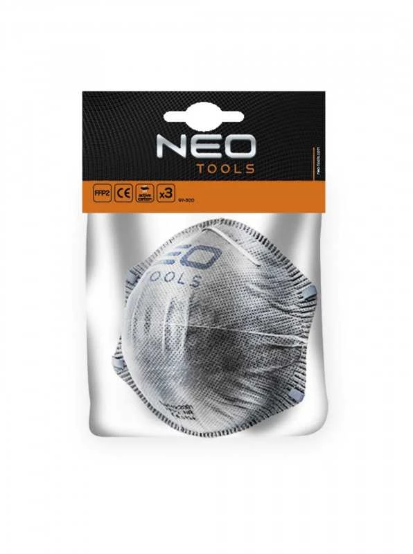 Dulkių apsaugos puskaukė NEO FFP2 3 vnt