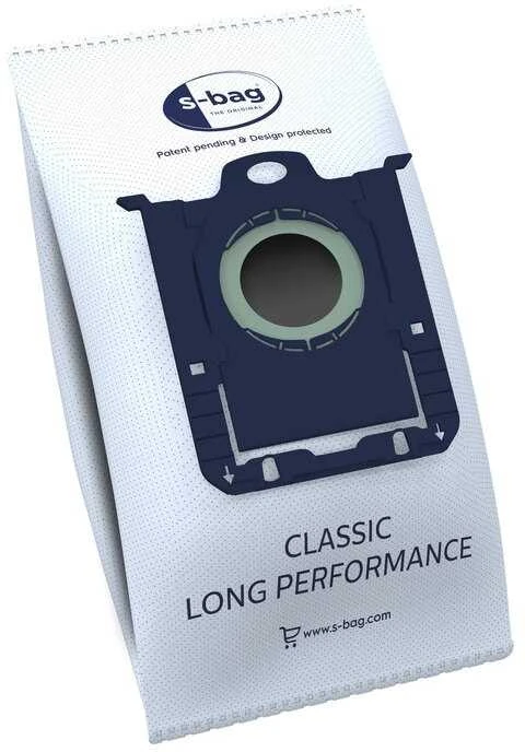 Dulkių siurblio maišeliai Electrolux E201SM s-bag® Classic Long Performance, 12 vnt., 3,5 l