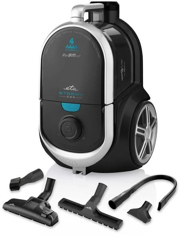 ETA | Dulkių siurblys | ETA151790010 Audringas automobilis | Be maišelio | Galia 800 W | Dulkių talpa 2,2 L | Juodas