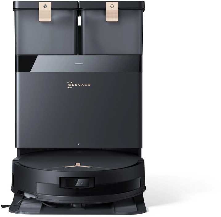Dulkių siurblys - robotas Ecovacs Deebot T50 Max Pro Omni, Juodas