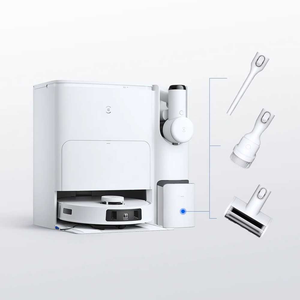 Dulkių siurblys - robotas Ecovacs Deebot T30S COMBO, Baltas