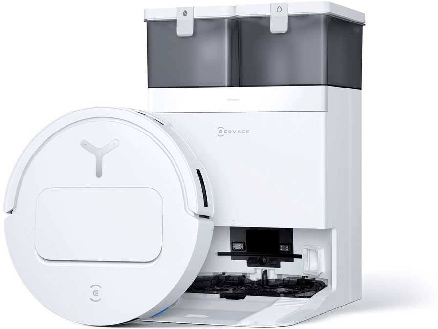 Dulkių siurblys - robotas Ecovacs Deebot T50 Pro Omni, Baltas