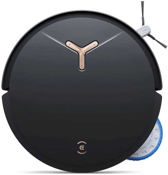 Dulkių siurblys - robotas Ecovacs Deebot T50 Max Pro Omni, Juodas