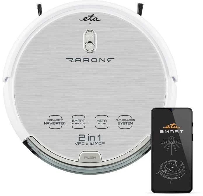 Dulkių siurblys - robotas  ETA Aron 3512 90000, Baltas