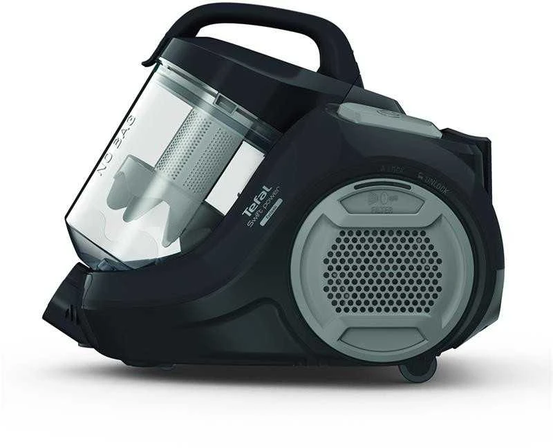 TEFAL | TW2925EA Swift Power Cyclonic | Dulkių siurblys | Be maišelio | Galia 750 W | Dulkių talpa 1,5 L | Juodas
