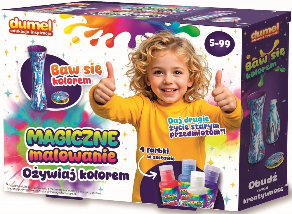 Dumel Kūrybinis dažų rinkinys vaikams magiškam piešimui