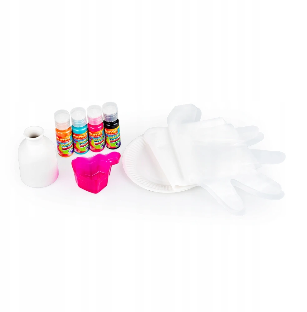 Dumel Magiczny Vazonas: Rinkinys su 4 x 15ml Dažais