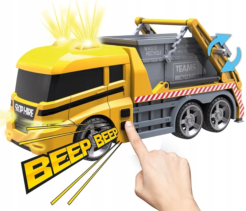 Dumel TEAMSTERZ Prügiauto Heli- ja Valgusega