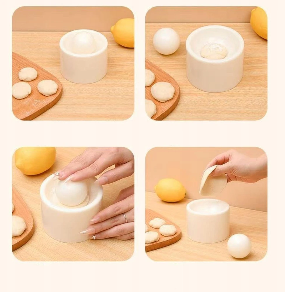Dumpling Skin Presing Tool Daugkartinio naudojimo profesionaliems restoranų pradedantiesiems