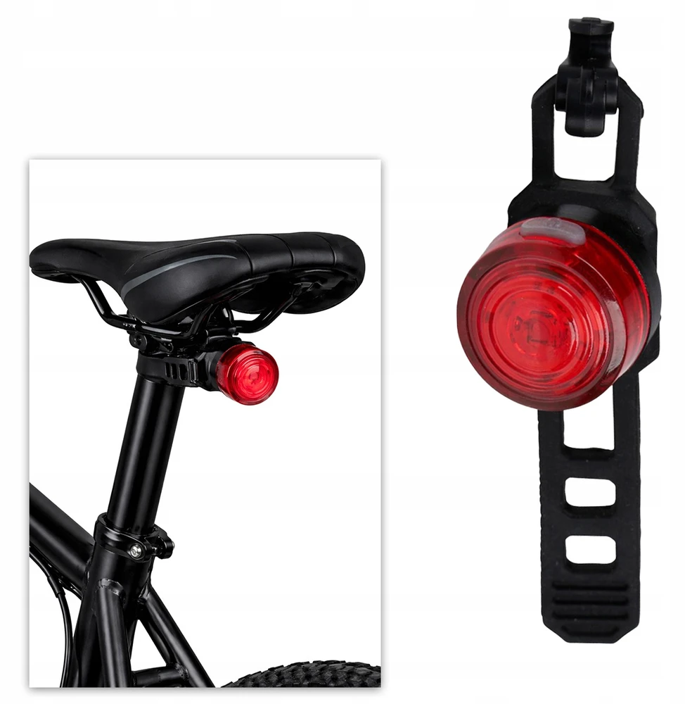 Silikoniniai LED dviračių žibintai Dunlop