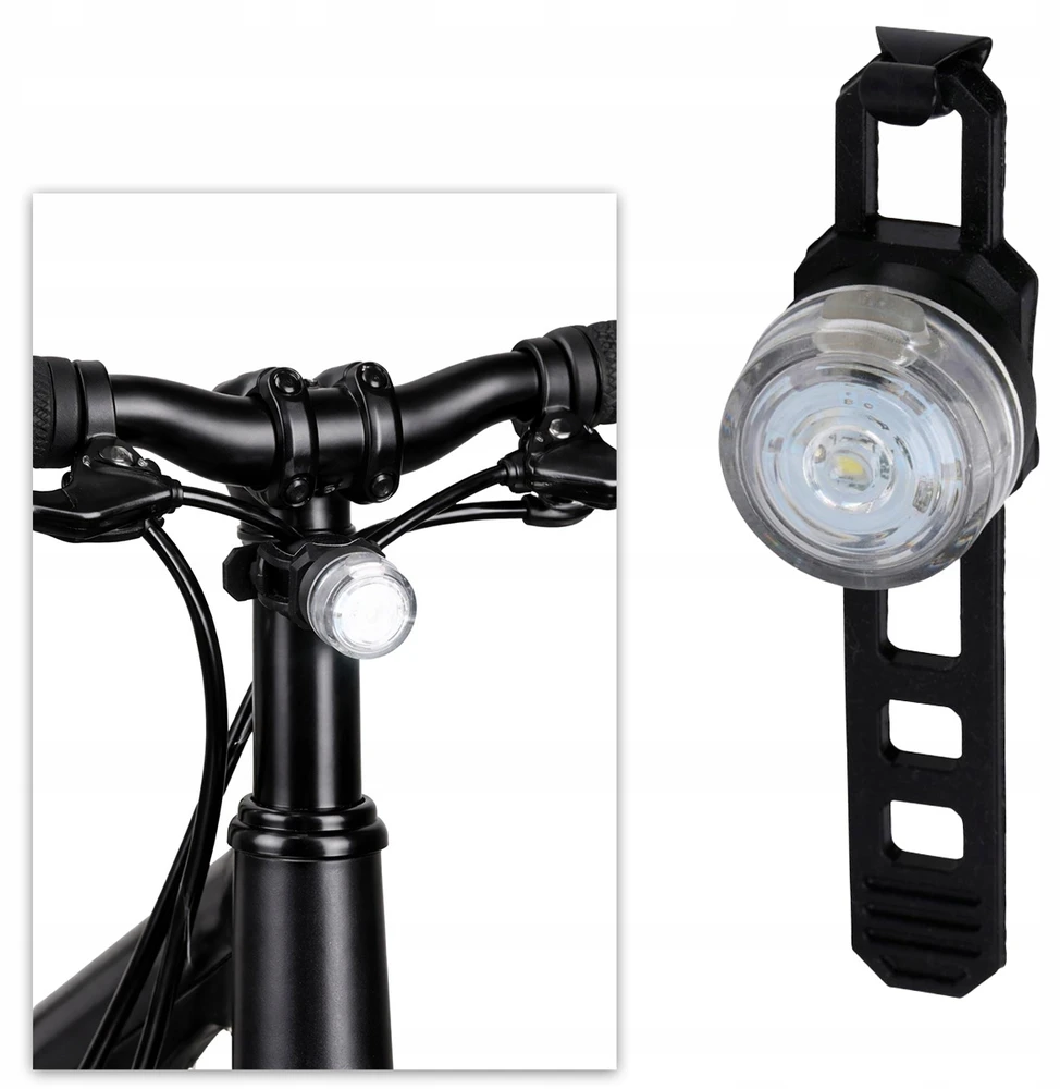 Silikoniniai LED dviračių žibintai Dunlop
