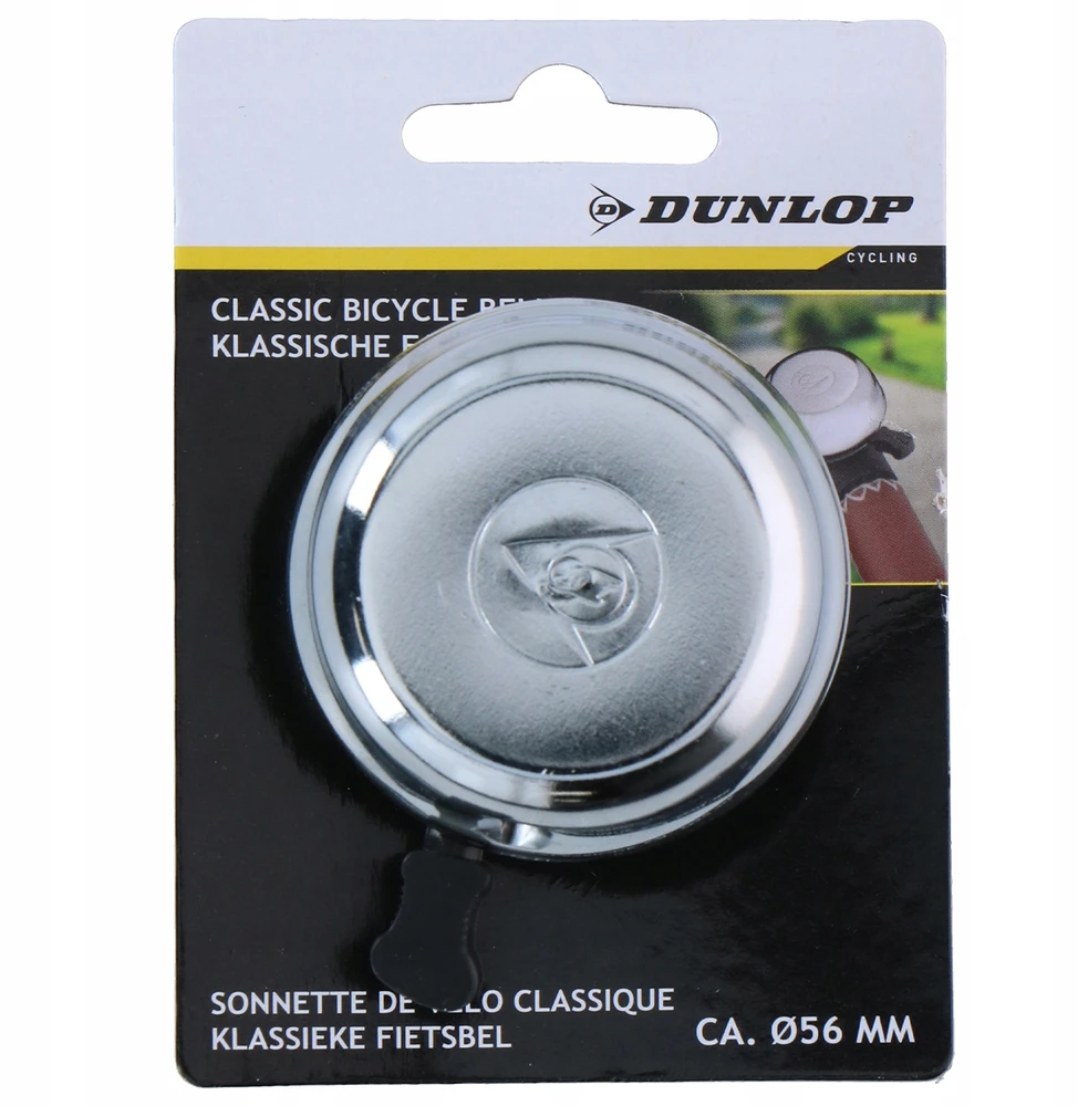 Dunlop Dviračio skambutis classic sidabrinis 56mm