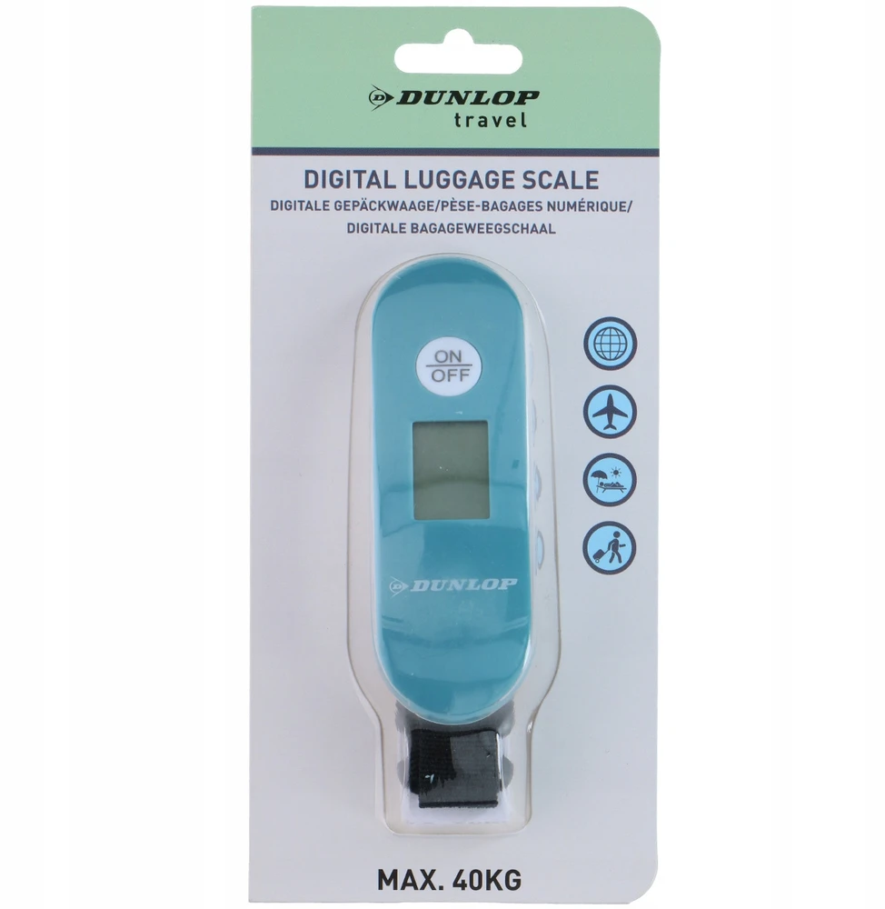 Dunlop Kompaktiškos KELIONĖS BAGAŽO SVARSTYKLĖS 40KG LCD AIRPORT Electronic Digital