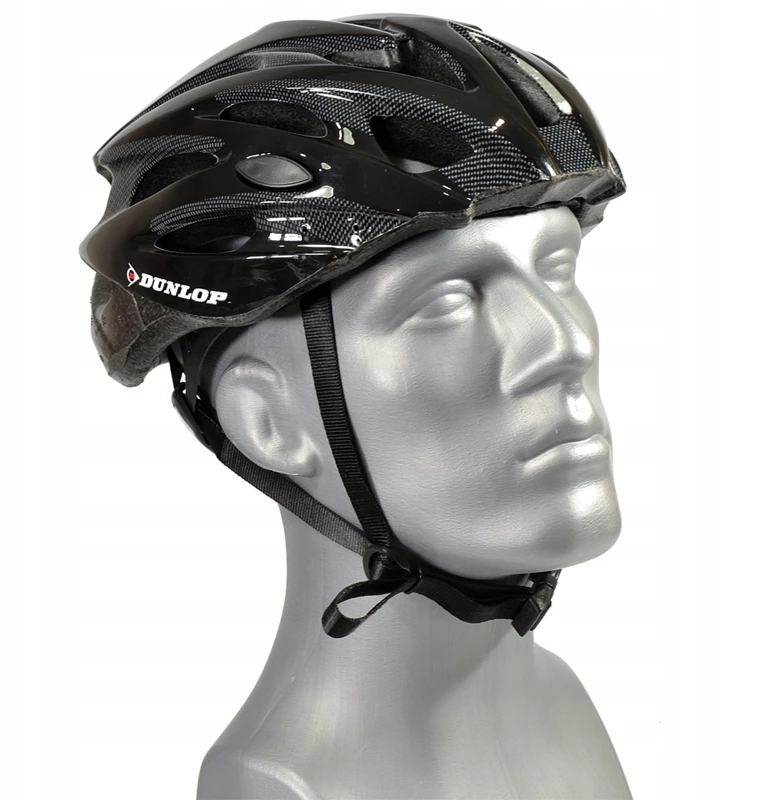 Dunlop - Dviratininko šalmas regulowany MTB r. M 55-58 cm (juoda)