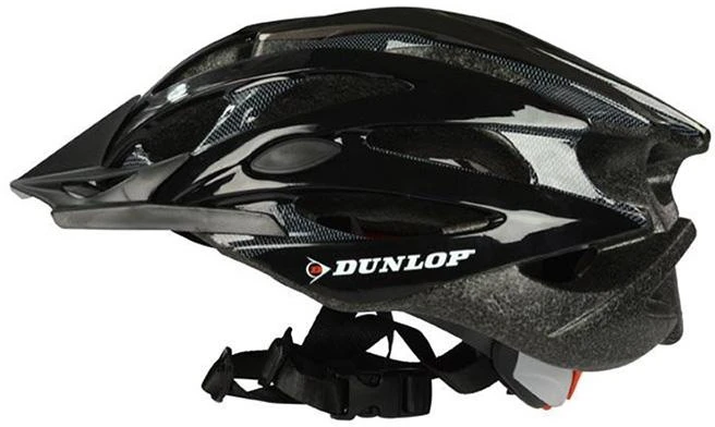 Dunlop - Dviratininko šalmas regulowany MTB r. M 55-58 cm (juoda)