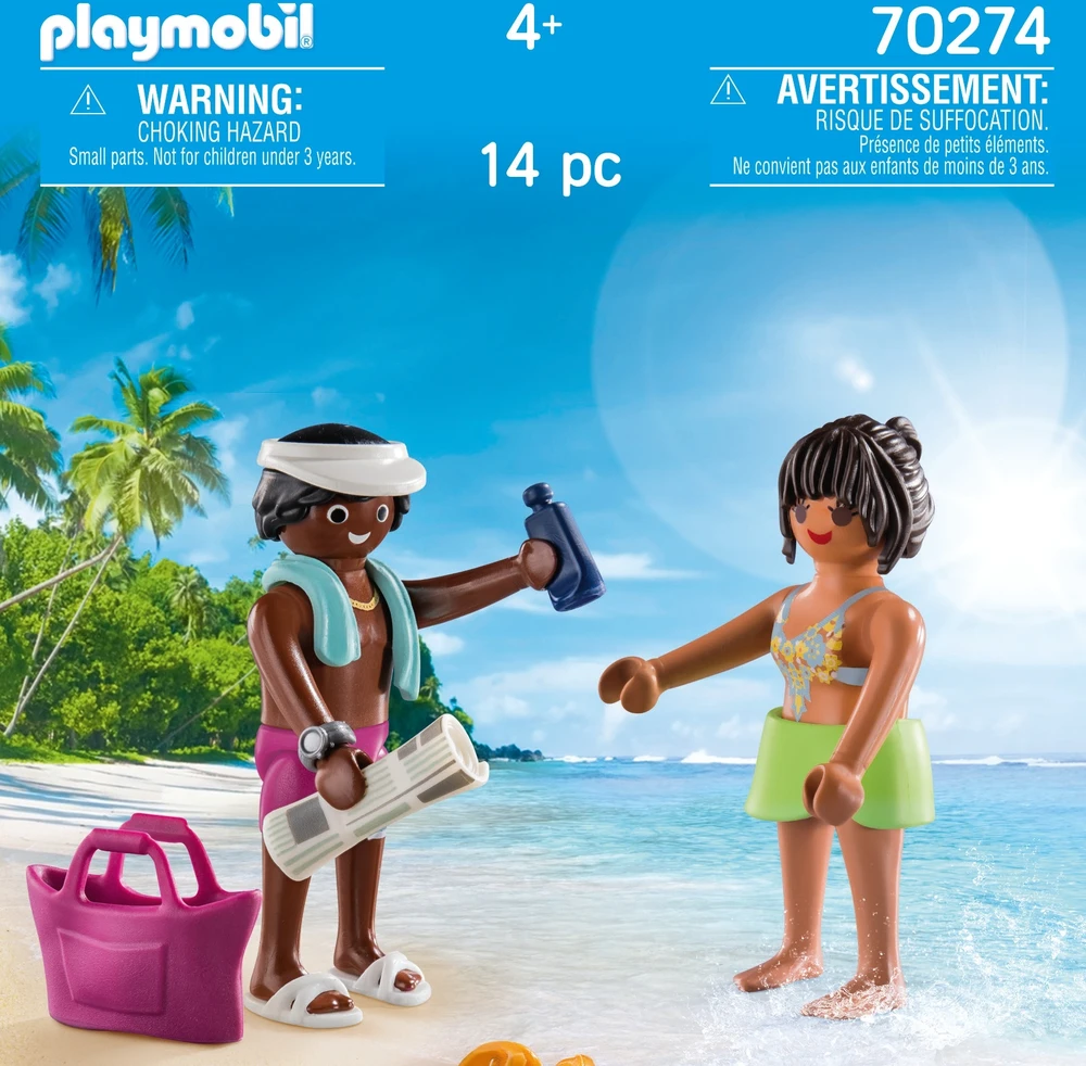 Duo - PLAYMOBIL - 70274 - Atostogaujančių pora - 2 dalys - Plastikas - Pristatoma surinkta