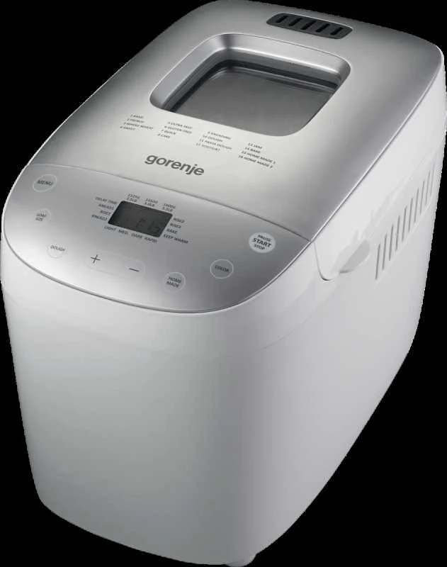 Duonkepė Gorenje | Bread maker | BM1600WG | Power 850 W | Number of programs 16 | Ekranas LCD | Baltas/Sidabrinis
