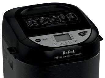 TEFAL | Duonkepė | PF251835 Skausmas ir tresoriai | Galia 700 W | Programų skaičius 20 | Ekranas LCD | Juodas