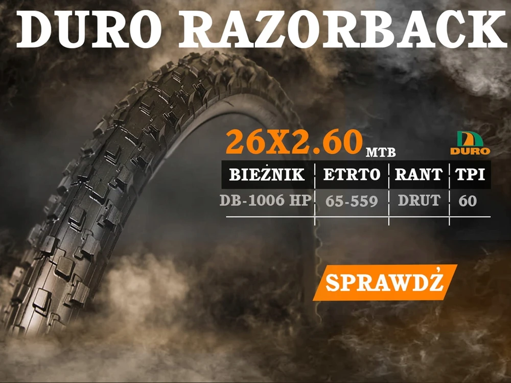 Duro Razorback padanga 26 x 2,60 viela