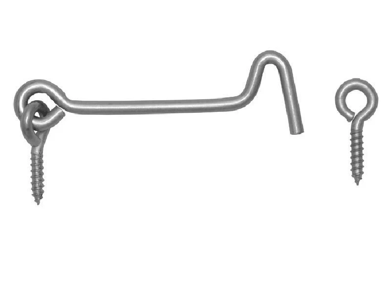 Kabliukas Domax ZHK, pilka, 120 mm