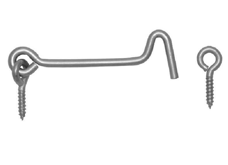Kabliukas Domax ZHK, pilka, 120 mm