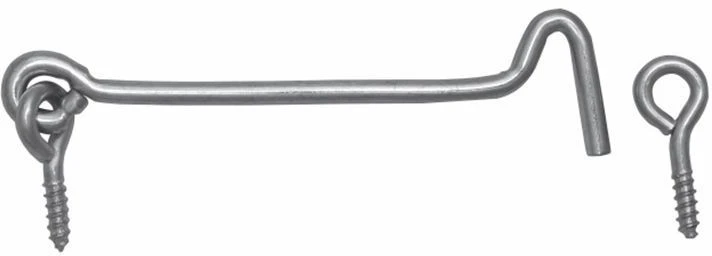 Kabliukas Domax, juoda, 100 mm