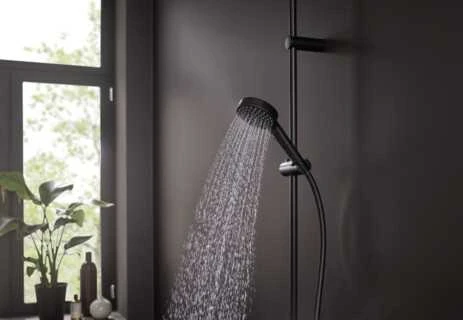 Rankinis dušas Hansgrohe Vernis Blend Vario EcoSmart, 26340670, juodas matinis