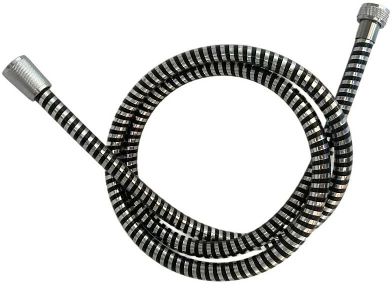 Dušo žarna AB PVC 150cm Chromuota/Juoda