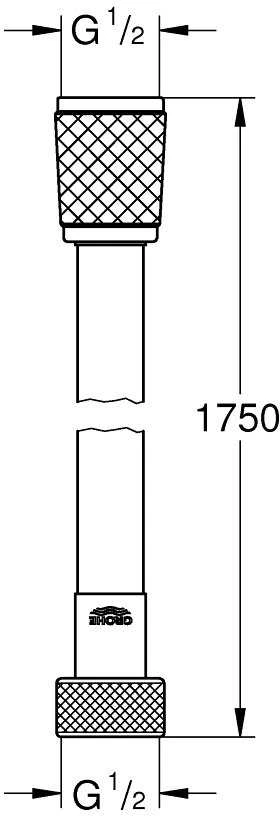 Dušo žarna GROHE VITALIOFLEX TREND, 1750 mm