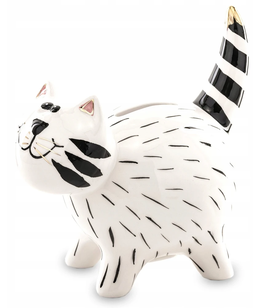 Duwen Atidaroma taupyklė, CAT KITTY figūrėlė, balta, DEKORATYVUS, ORIGINALUS