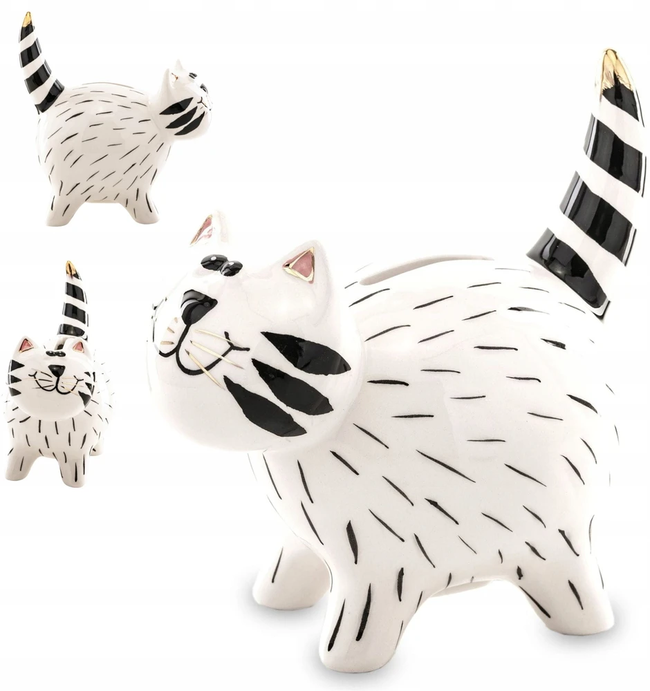 Duwen Atidaroma taupyklė, CAT KITTY figūrėlė, balta, DEKORATYVUS, ORIGINALUS