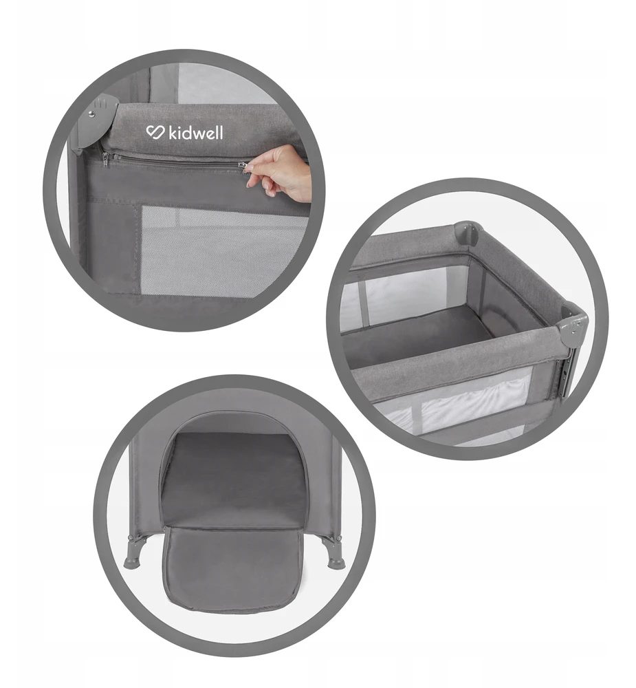 DVIGO LYGMENS KELIONINĖ LOŠTE BLISSY LIFT GRAY KIDWELL nuleidžiama šone