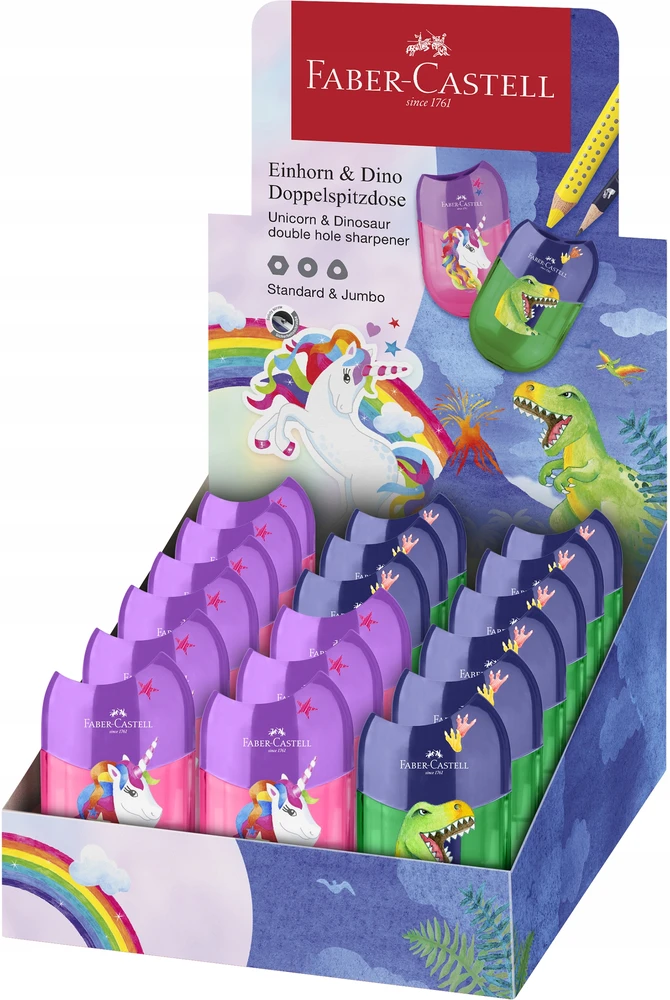 Dviguba drožtuko vienaragis/dinozauras, Faber-castell