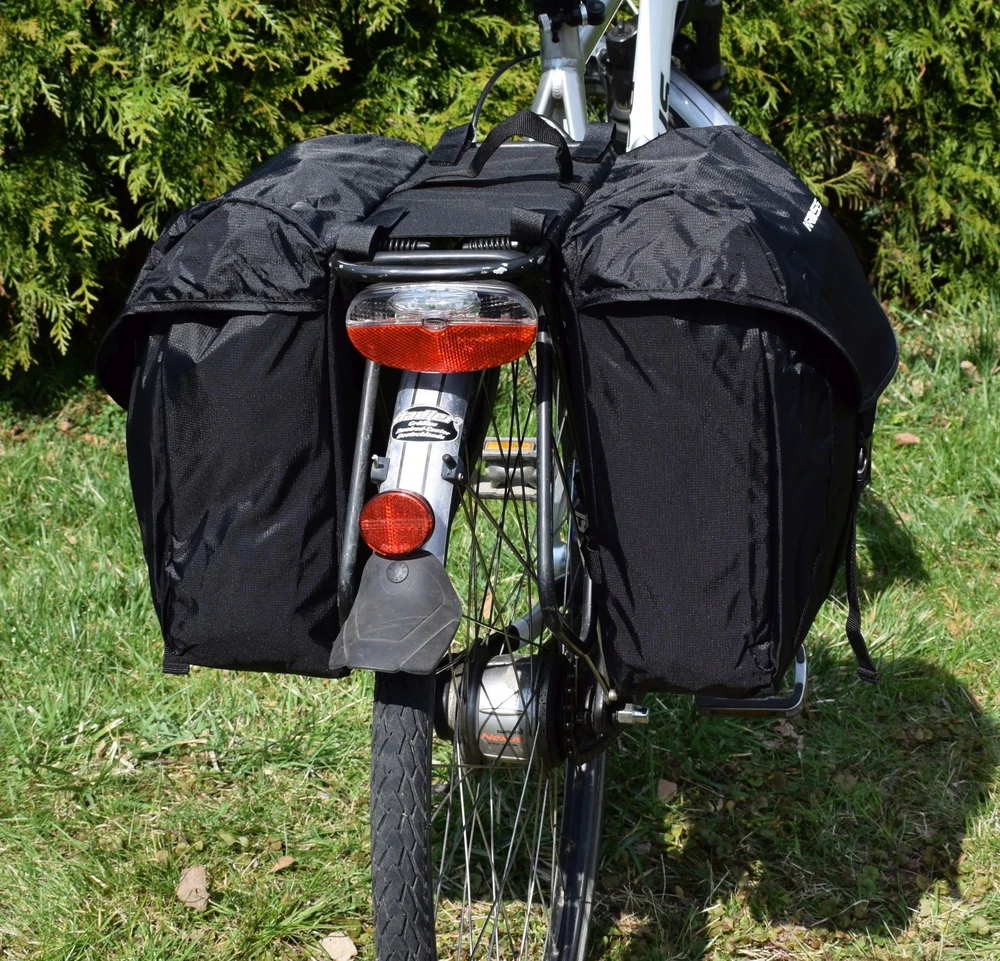 Dviguba dviračio bagažinė Kross Rear Bag 0030, 2x 10l