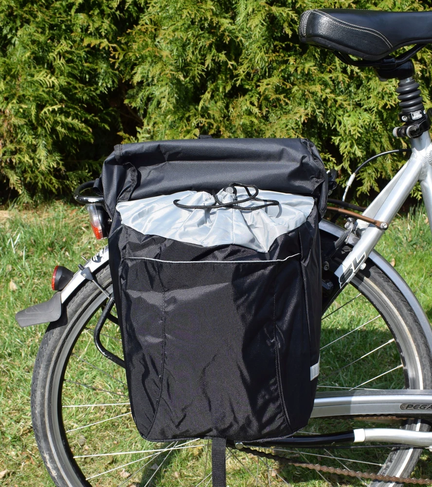 Dviguba dviračio bagažinė Kross Rear Bag 0030, 2x 10l