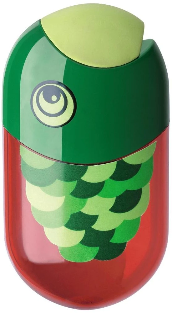 Dvigubas galąstuvas su trintuku Fish Faber Castell