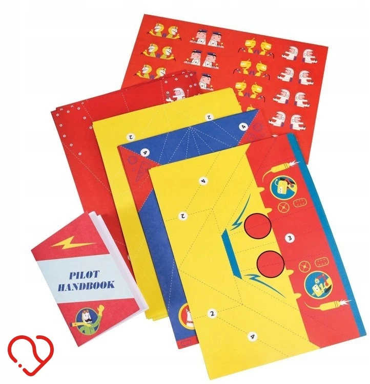 Dvigubas origami popierius lėktuvams kurti Rex London, 24d.