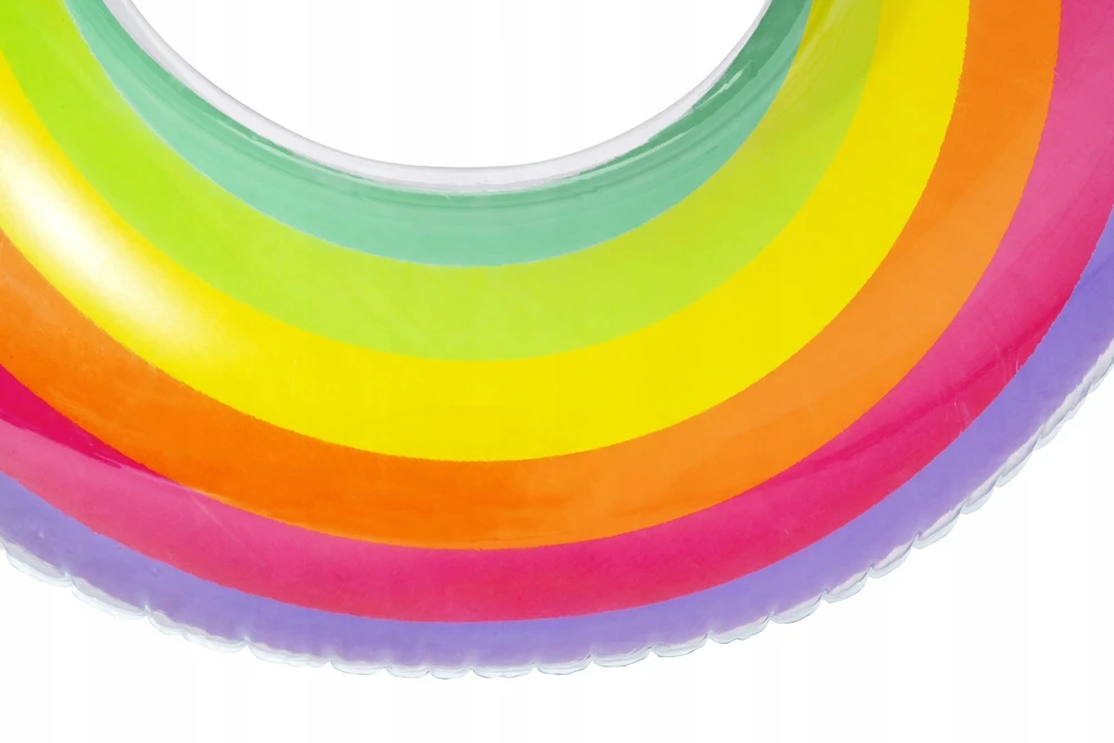 Dvigubas plaukimo ratas Bestway Rainbow Dreams, 186 x 116 cm