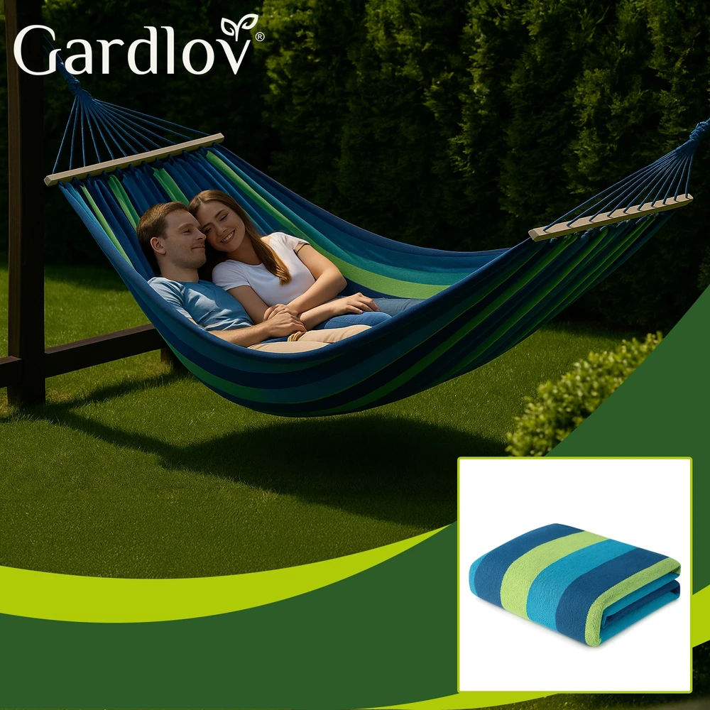 Gardlov Dvivietis hamakas, 260x160 cm, mėlynas